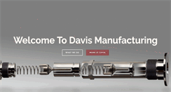 Desktop Screenshot of davismfgco.com